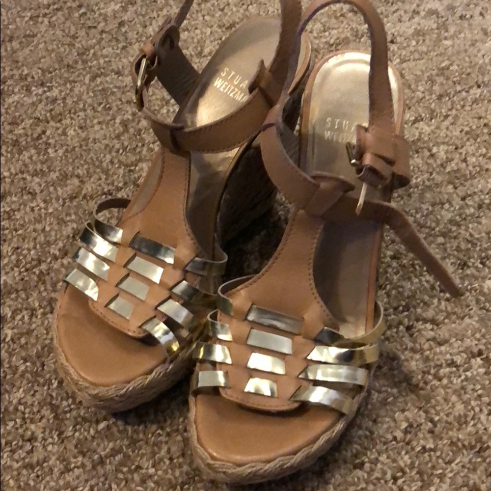 Stuart Weitzman espadrille sandals